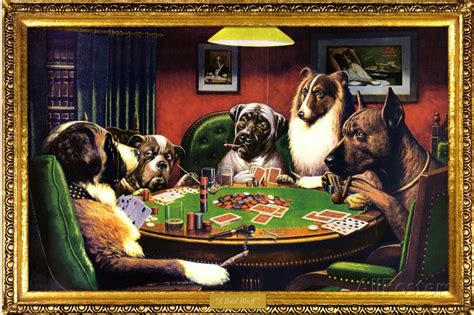 poker dogs poster